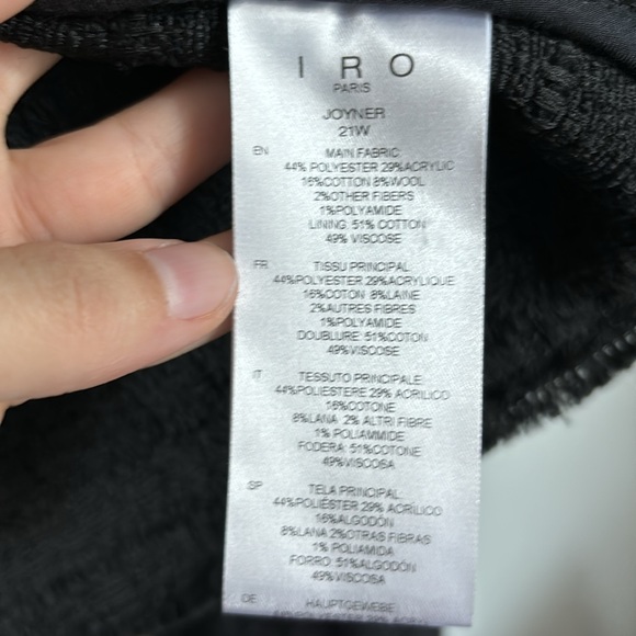 Iro open tweed jacket - Picture 10 of 10